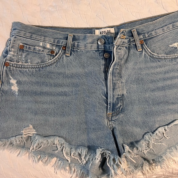 Agolde Parker shorts in Swapmeet 🩵 - Picture 4 of 5